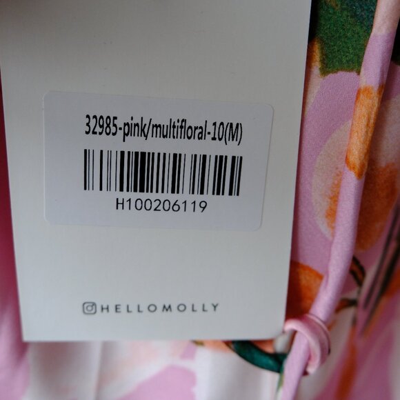 Hello Molly - Feeling Moody Maxi Dress Pink Floral - Size Medium/6 - Picture 5 of 8